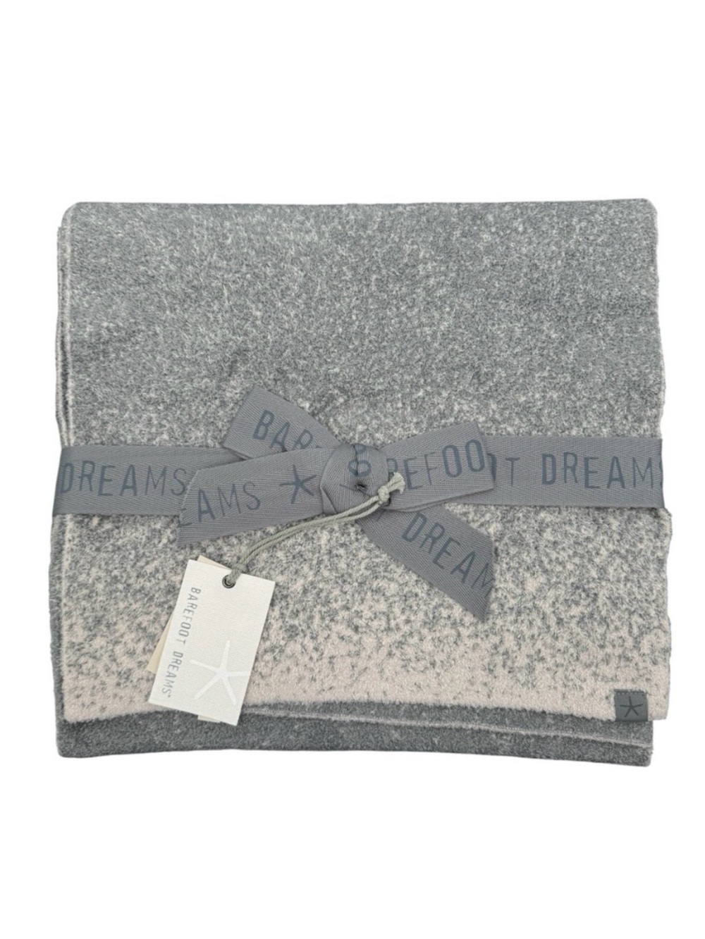 Barefoot Dreams Cozychic Lite Confetti Scarf In Smokey Green-Fog Gray One Size